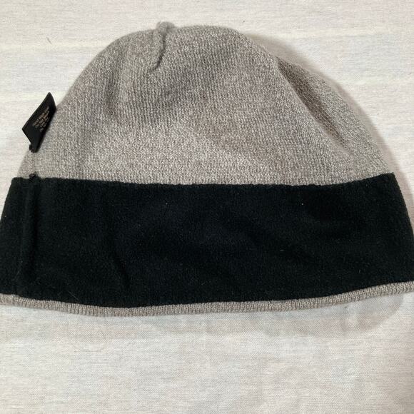 Cascade Mountain Tech OS Grey Wool Blend Lined Beanie Hat Ski Outdoor Gorpcore - Picture 5 of 8